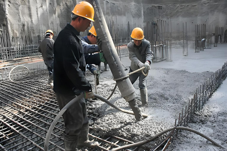 结构自防水混凝土施工现场.jpg 结构自防水混凝土施工现场.jpg